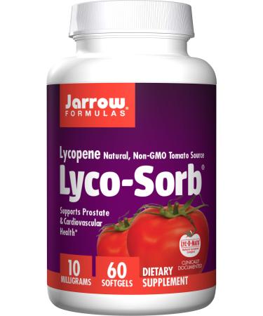 Jarrow Formulas Lyco-Sorb Lycopene 10 mg 60 Softgels