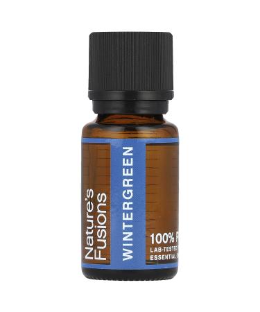 Nature s Fusions Wintergreen Essential Oil 100% Pure and Natural Essential Oil Aromatherapy and Topical Oils 15 Milliliters