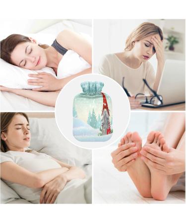 Traditional Christmas Gnome Tomte Hot Water Bottle | 2L Fleece Cover for Comfort & Relief - Perfect for Cold Compresses  - Buy Online on GoSupps.com