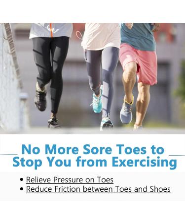 PrettSole Gel Toe Caps - 6 Pairs Toe Protectors for Men & Women | Silicone Corn Cushion Pads for Toe Pain Relief | Prevent Blister, Corn & Callus | Large & Medium Sizes - Buy Online on GoSupps.com