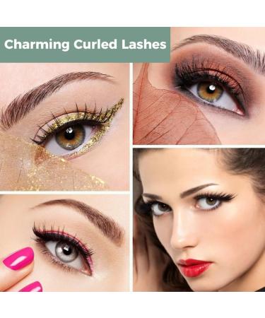FONCBIEN Heated Eyelash Curler Fast Heating Electric Eyelash Curler with 4 Heated Settings and LED USB Rechargeable Lash Curler Quick Long-Lasting Eyelash Curler - Buy Online on GoSupps.com