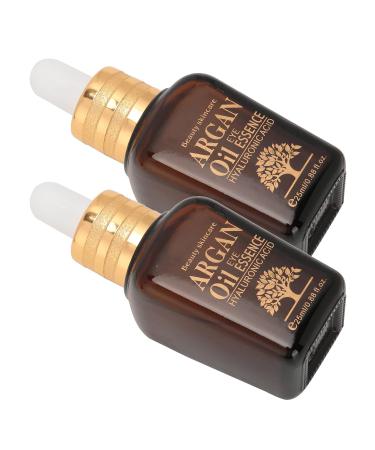 Anti-Wrinkle Eye Serum with Argan Oil - Refreshing Anti-Aging Eye Care Dark Circle Removal | 25ml * 2 - International Shipping - Buy Online on GoSupps.com