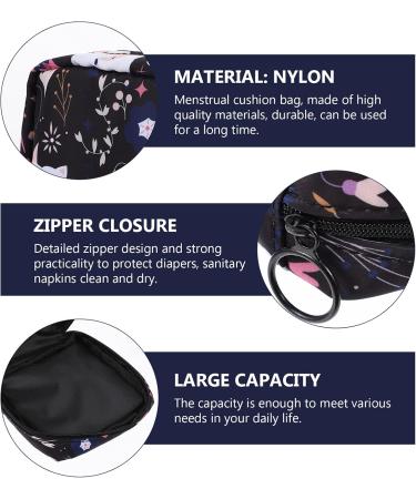Exceart 1stk Aunt's Towel Bag - Stylish Pale Care Pad Holder for Women | Brindle ID & Money Exchange Coin Pack | Multi-Color Nylon Design - Buy Online on GoSupps.com