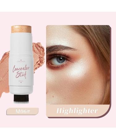 2 in 1 Blush Stick Highlighter Stick Makeup Sticks Double Head Highlighter and Contour Sticks - Buy Online on GoSupps.com