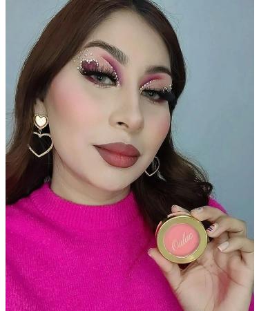 Oulac Rouge Powder Matt Blush - Super-Fine Vegan Formula Gentle Application Ideal for All Skin Types - 4.8g Forever Young - Buy Online on GoSupps.com