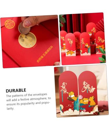 ABOOFAN 36 Sets Red Envelope Gift Cards Envelopes Chinese Ampao Money Bag Lucky Money Pockets Gift Money Envelopes Asian Decor 2022 Spring Festival Red Packets Chinese Style Paper Currency - Buy Online on GoSupps.com
