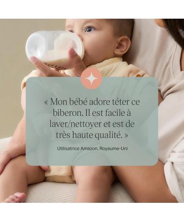 Tommee Tippee Closer to Nature Baby Bottles Breast-Mimicking Teat with Anti-Colic Valve 260 ml Pack of 6 Be Kind M - Buy Online on GoSupps.com