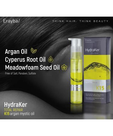 Erayba K15 Argan Mystic Oil Hydrater 50ml - Nourishing Hair Treatment for All Hair Types - International Shipping Available - Buy Online on GoSupps.com