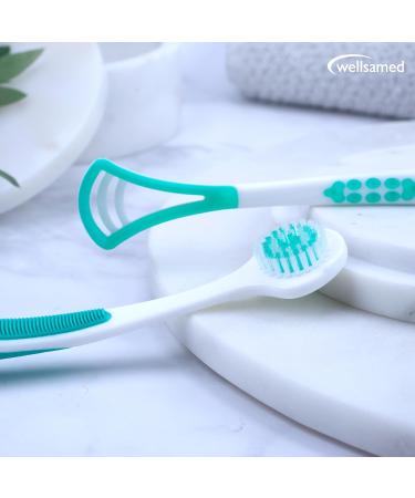 Wellsamed Expert Mini Tongue Cleaner - Fight Tongue Coating & Halitosis - 1 Piece | International Shipping Available - Buy Online on GoSupps.com