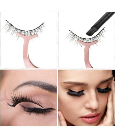 24-Piece Stainless Steel False Eyelashes Applicator Tool Set in Rose Gold - Perfect for Precise Makeup Application and Removal by Women and Girls - Buy Online on GoSupps.com