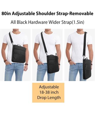 Urine Drainage Bag Holder with Catheter Cover & Adjustable Strap Travel Medical Supplies for Urostomy Users - Black - Buy Online on GoSupps.com
