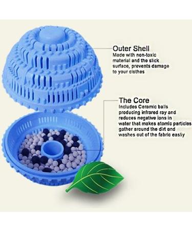 BERON Eco-Friendly All Natural Laundry Detergent Alternative - Super Wash Balls for 1500 Washings - Buy Online on GoSupps.com