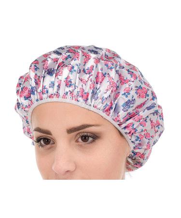 Stylish Shower Hood with Pink and Blue Flowers - Perfect for International Shipping - Buy Online on GoSupps.com