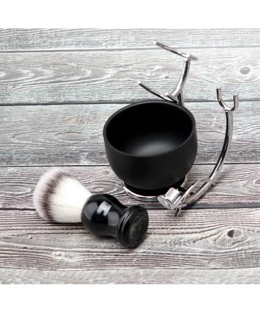 Grandslam 3-in-1 Shaving Brush and Bowl Kit for Men | Stainless Steel Bowl and Stand | Shaving Set - Buy Online on GoSupps.com