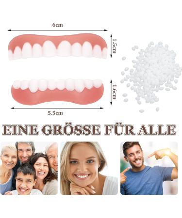 Shop Spokki 4 Pair Fake Teeth | Cosmetic Tooth Covers & Temporary Dentures for Men & Women - International Shipping Available - Buy Online on GoSupps.com