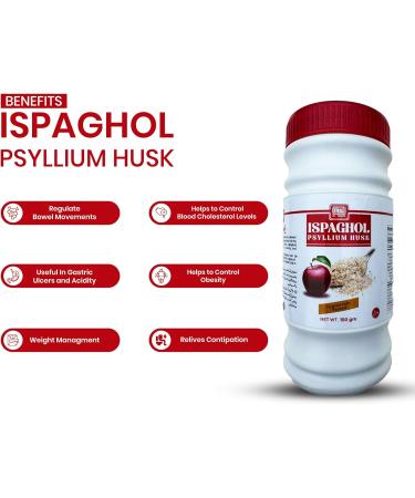 Psyllium Husk Powder Psyllium Husk Non-Flavored Psyllium Husk Whole Psyllium Fiber Isabgol Psyllium Husk Ispagol - Buy Online on GoSupps.com