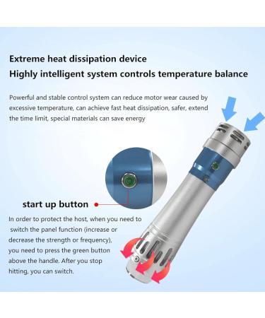 Buy Extracorporeal Shock Wave Physiotherapy Device - Pink Shuffle Shock Shaft for Leg & Knee Pain Relief | 110V Muscle Relaxation - Buy Online on GoSupps.com