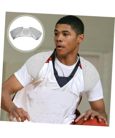 KICHOUSE Shoulder Protector Shoulder Wrap Protector Shoulder Support Brace Shoulder Warp Sleeve Grey Spandex - Buy Online on GoSupps.com