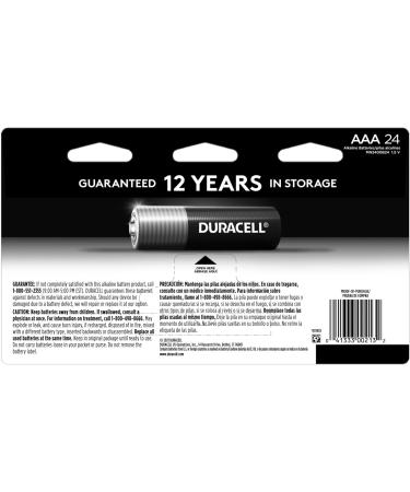 Duracell Coppertop AAA Batteries - 24 Count Long-Lasting Alkaline Power Boost for Household & Office Devices - Buy Online on GoSupps.com