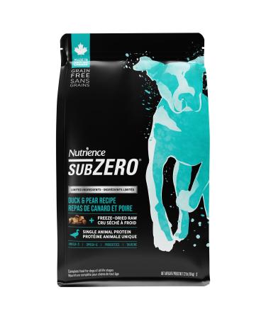 Nutrience Subzero Limited Ingredient Dog Food - Duck and Pear Recipe - 10 kg (22 lb) Duck & Pear 10 kg (Pack of 1)