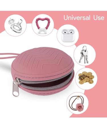 2PC BPA-Free Silicone Pacifier Box for Girls | Portable Storage Holder for 2 Pacifiers | High-Quality Baby Accessories in Pink - Buy Online on GoSupps.com