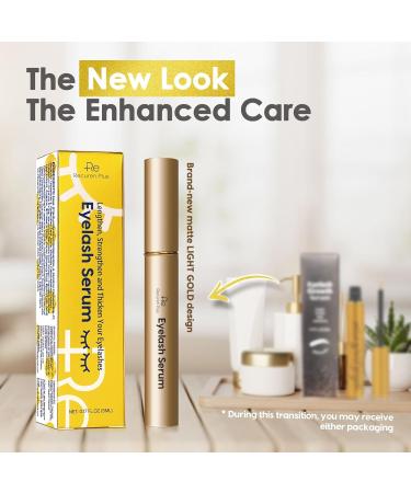 Eyelash Growth Serum - Advanced Formula for Longer Thicker Lashes | 5ML Matte & Rose Gold - Buy Online on GoSupps.com