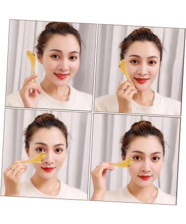 FOMIYES 1pc Massage Board Spatula Scraper Gua Sha Board Facial Massager Guasha Stick Horn Massage Comb Eye Massagers Ox Horn Tool Gua Sha Tool Guasha Massage Pen Spoon Tendon Stick Face - Buy Online on GoSupps.com