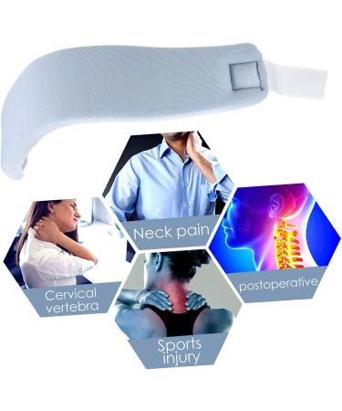 Adjustable Neck Brace Foam Cervical Collar for Pain Relief - 42-50cm Neck Circumference - Men, Women, Elderly - Buy Online on GoSupps.com
