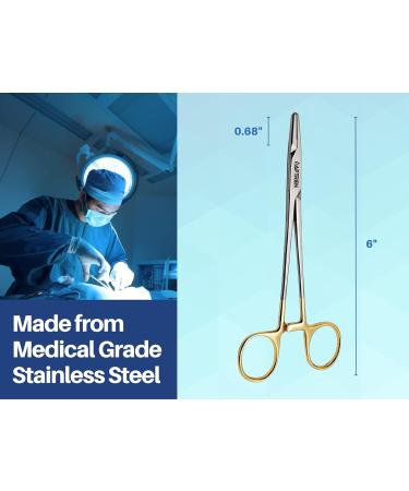 Aftren Medical Scissors - 5.5 Inch EMT Trauma Surgical Scissors for Nurses - Durable Stainless Steel (Gold) - International Shipping Available - Buy Online on GoSupps.com