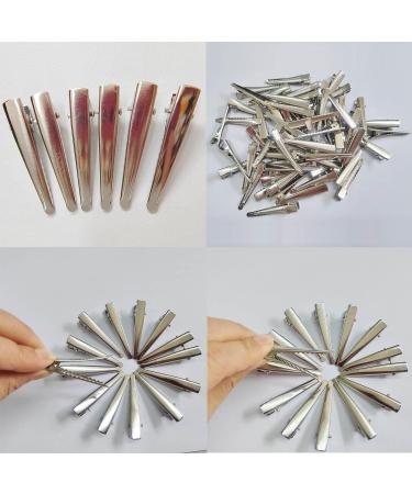 Paifeancodill Duck Bill Clips 100 Pcs Metal Alligator Hair Clips Crocodile Clips Rustproof Alligator Curl Clips Duck Bill Sectioning Clips Single Prong Teeth Styling Hair Clips Hair Barrette - Buy Online on GoSupps.com