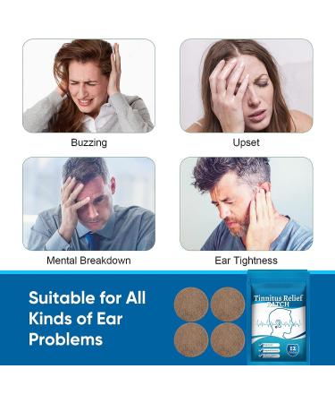 Natural Herbal Tinnitus Relief Patches for Ringing Ears & Hearing Loss | Ear Pain Relief & Improved Hearing - Buy Online on GoSupps.com