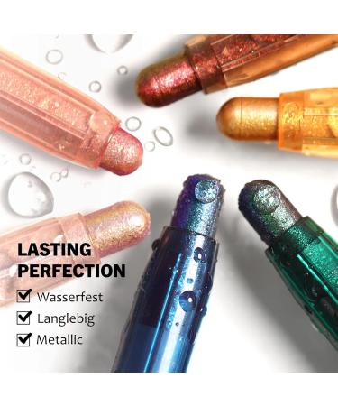 B ton d'ombre paupi res paillet e marron crayon fard paupi res cr me chatoyant rotatif et durable r sistant aux taches texture cr meuse - Buy Online on GoSupps.com