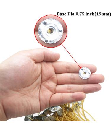6 Inch Hemp Wick 100 Piece Set with Beeswax for Candle Making - Buy Online on GoSupps.com