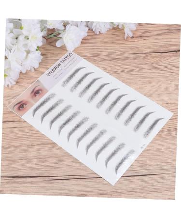 Angoily 2pcs 3d Eyebrow Stickers Suits Imitation Eyebrow Mold Kit Artificial Eyebrow Make up The Lazy Woman - Buy Online on GoSupps.com