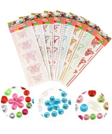 minkissy 16 Sets Butterfly Rhinestone Stickers DIY Bling Jewel Stickers Notebook Stickers Scrapbook Stickers Crystal Stickers Car Trim Butterflies Stickers 3D Pattern Sticker Acrylic Manual - Buy Online on GoSupps.com