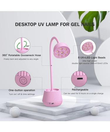 Buy UV LED Nail Lamp - 360 Rotatable & Hands-Free - Best for Salon Quality Nails at Home | International Shipping Available - Buy Online on GoSupps.com