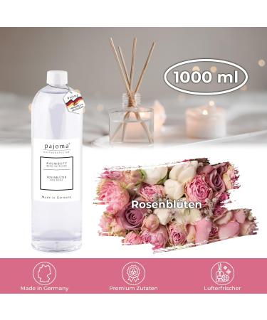 Pajoma room fragrance refill bottle fragrance oil for diffuser selectable aroma 1 000 ml Rosenbl te - Buy Online on GoSupps.com