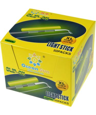 THKFISH Fishing Glow Sticks 100pcs (50bags) - Green Fluorescent Night Fishing Lights for Rod Tip, Floats, and Safety - Sizes M, L, XL - 2.7X3.2mm - Buy Online on GoSupps.com