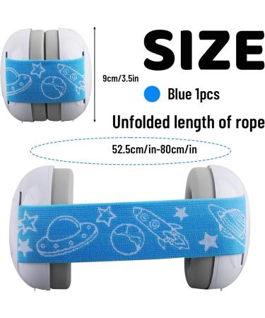 Waldspring Baby Headphones - Noise Protection for Loud Environments | Hearing Protection for Babies | Comfortable & Stylish Blue Design - Buy Online on GoSupps.com