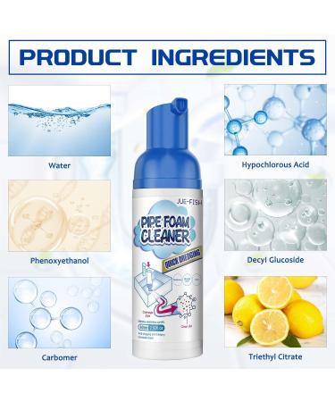 Yugou Drain Cleaner - Powerful Sink & Kitchen Foam Cleaner (2 PCS) | Safe & Effective International Shipping - Buy Online on GoSupps.com
