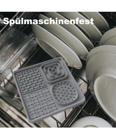 Buy Aodaliy Silicone Lick Mat for Dogs & Cats - BPA-Free Extra Large Suction Cups 2-Pack - Slow Feeder for Pets (Gray) - Buy Online on GoSupps.com