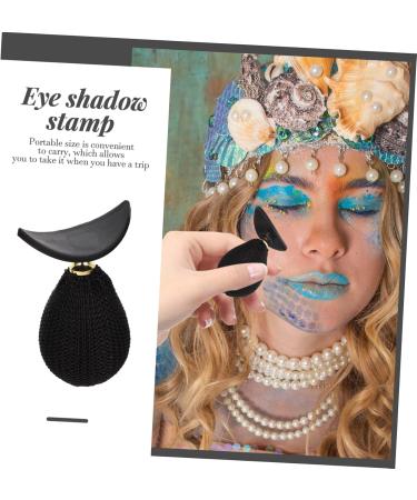 FOMIYES 2pcs Eye Shadow Stamp Home Tools Eyeshadow Guide T Tool Durable Eyeshadow Stamp Color Box Cosmetics 1 count (Pack of 1) Blackx2pcs - Buy Online on GoSupps.com