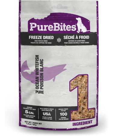 PureBites Chicken Breast for Cats 2.3oz / 66g - Super Value Size & Ocean Whitefish Dog Treats 1.8-Ounce - Buy Online on GoSupps.com