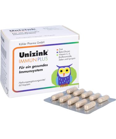 Unizink Immune Plus Capsules | Boost Your Immunity | International Shipping Available - Buy Online on GoSupps.com