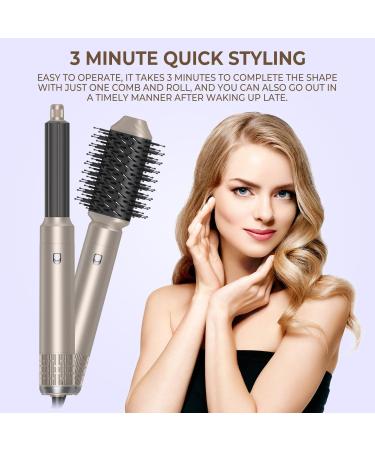 Buy 6 in 1 Hot Air Styler & Hair Dryer Brush - Ionic Ceramic Rotating Volumizer for All Hair Types - International Shipping Available - Buy Online on GoSupps.com