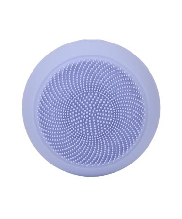 Electric Facial Cleanser Waterproof 5 Times Heating Energy Skin-friendly Facial Cleansing Brush USB Charging for All Skin Types for Deep Cleansing (Purple)