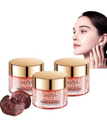 Orgrul Dragon Blood 3-Pack Anti-Aging Face Creams: Dragons Blood Easy Cream Retinol Placenta Dragon Blood Wrinkle Smoothing Cream Dragon Blood Anti-Wrinkle Regenerating Cream