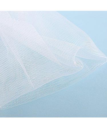 2-Piece Foam Net Facial Cleansing Shower Bubble Net - Easy Mesh Bag with Drawstring Design for Perfect Bubbles - Buy Online on GoSupps.com