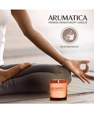 ARUMATICA Premium Aromatherapy Candles | Scented Candle Gift Set for Women | Stress Relief & Relaxation | 4 Pack - Ideal Self Care Gifts for Bath | International Shipping Available - Buy Online on GoSupps.com