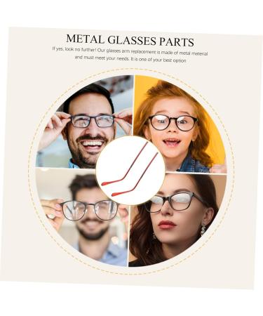 Solustrie Glasses Accessories - Replacement Hinges & Frame Brackets for Sunglasses - Metal Temple Parts in Red Wine - Buy Online on GoSupps.com
